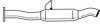 MITSUBISHI MR239654 Exhaust Pipe
